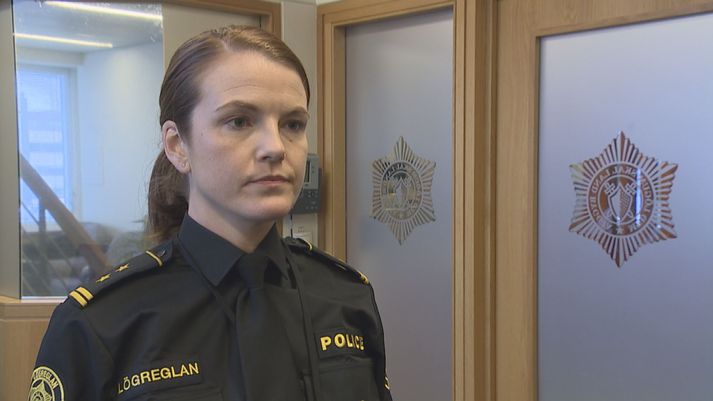 Aldís Hilmarsdóttir, yfirmaður R-2, deildar hjá lögreglu sem rannsakar fíkniefnamál og skipulagða glæpastarfsemi.