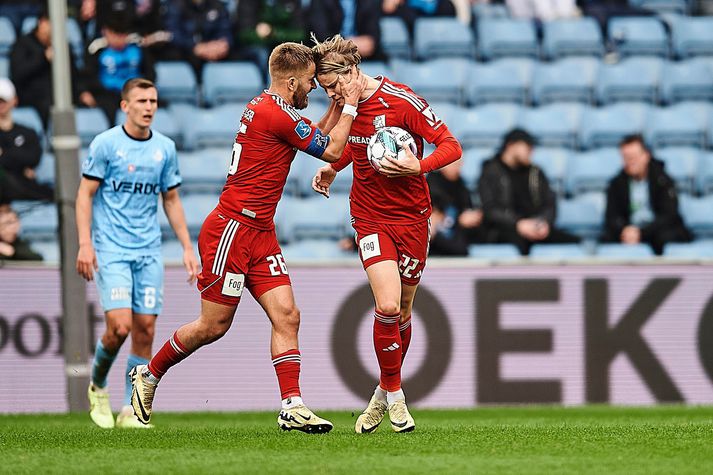 Andri Lucas Guðjohnsen er kominn með tíu mörk fyrir Lyngby Boldklub í dönsku úrvalsdeildinni á þessari leiktíð.