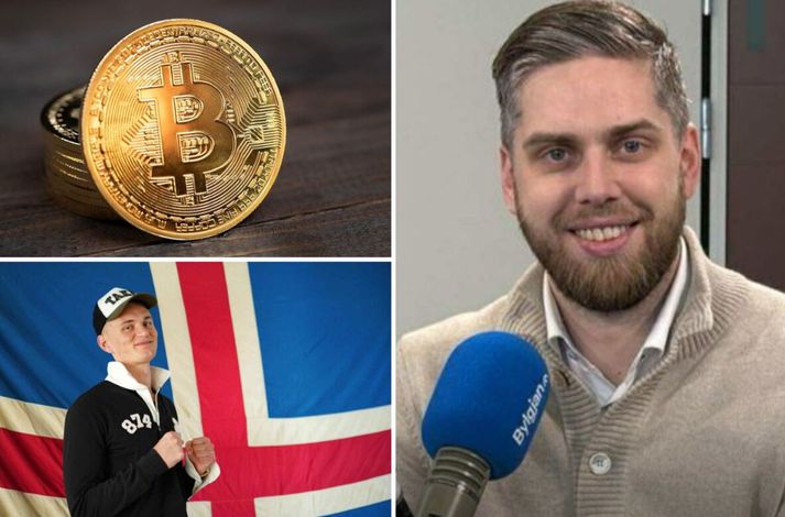 Kristján og Bergþór virðast sannfærðir um að peningakerfið sé komið í þrot og framtíðin sé í rafmyntum.