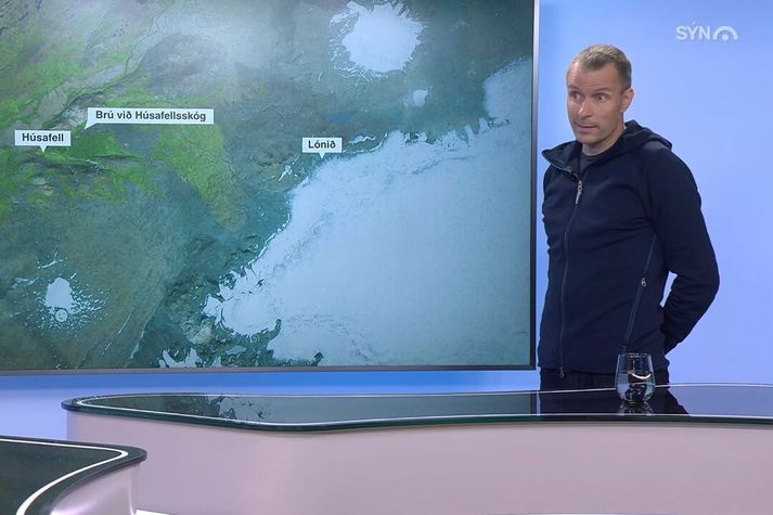 Bergur Einarsson, fagstjóri vatnarannsókna hjá Veðurstofunni, fór yfir málið í kvöldfréttum Sýnar.