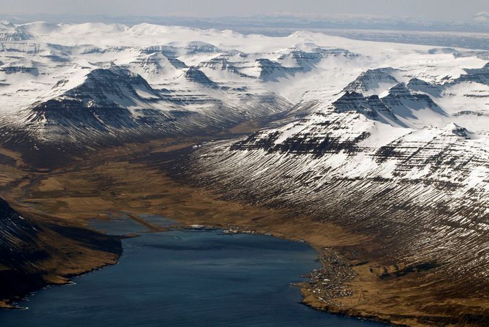Norðfjörður á Austurlandi.