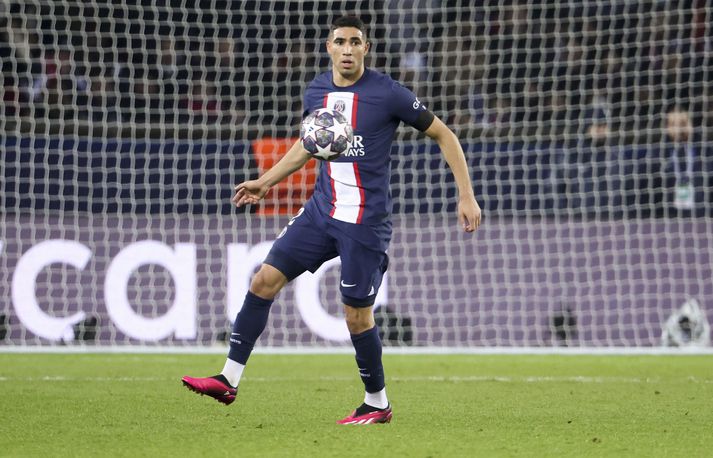 Achraf Hakimi er sakaður um að hafa nauðgað konu á heimili sínu.