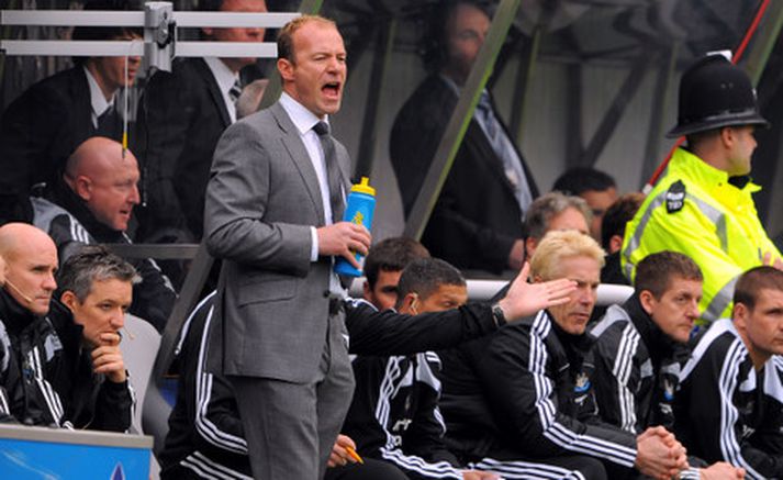 Alan Shearer, stjóri Newcastle.