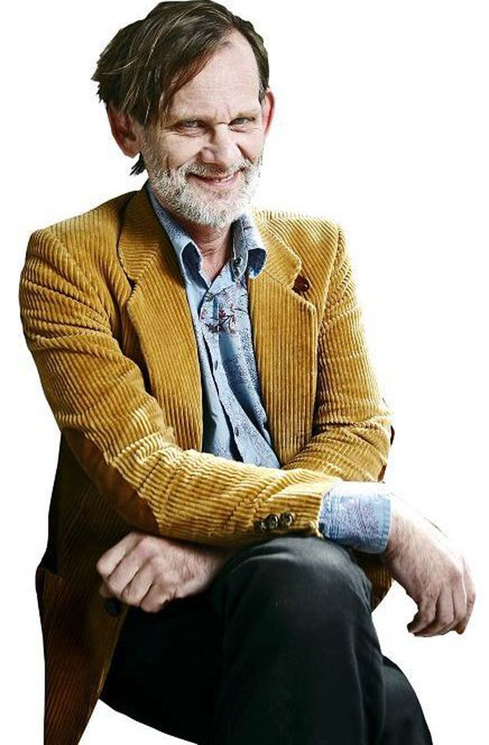 Magnús Þór Jónsson eða Megas rann til á hálkubletti um helgina og úlnliðsbrotnaði.
fréttablaðið/Stefán