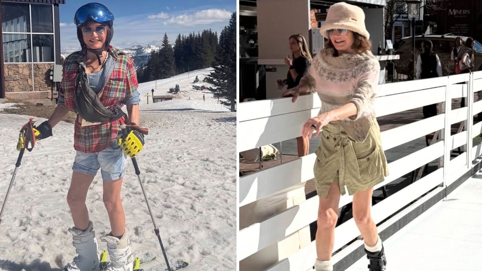 Dorrit sprengir skvísuskalann á skíðum