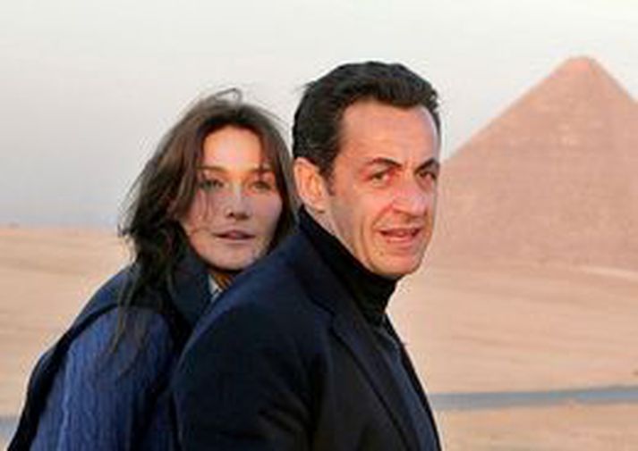 Bruni og Sarkozy eru eitt umtalaðast par heims.