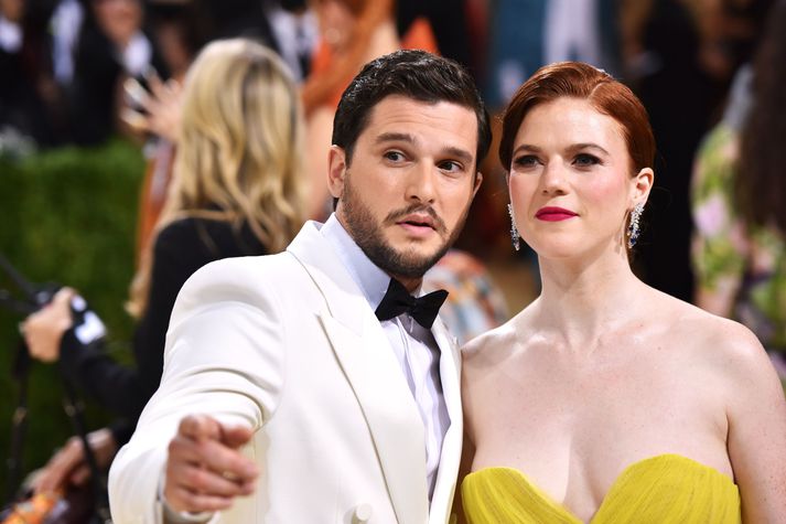 Kit Harington og Rose Leslie árið 2021.