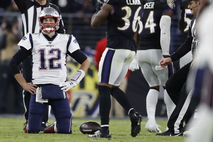 Svekkjandi kvöld fyrir Tom Brady.