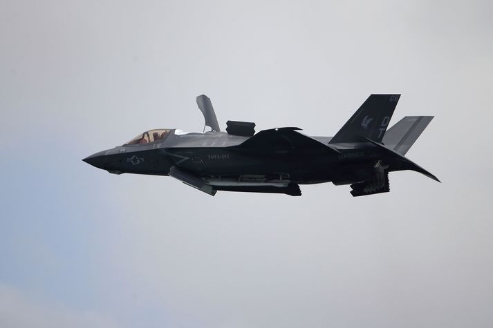 Þotan er af gerðinni F-35.