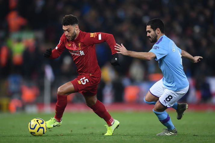 Gündogan í leik gegn Liverpool fyrr á þessari leiktíð.