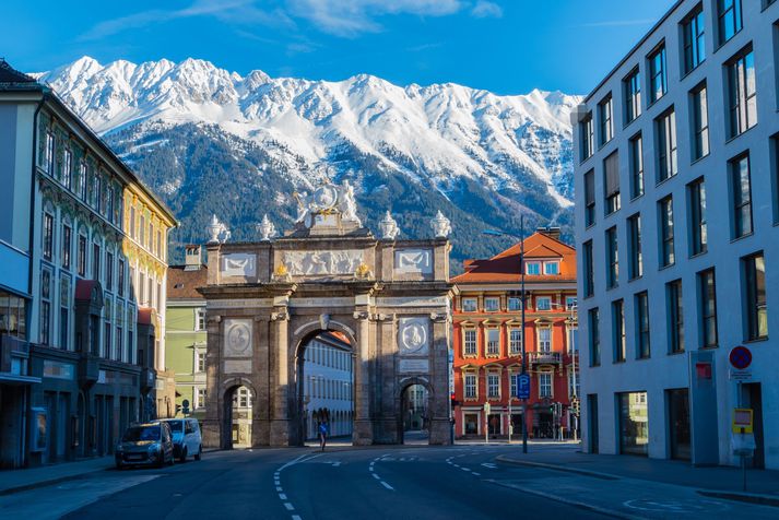 Innsbruck er höfuðborg Tíról héraðsins í Austurríki. 