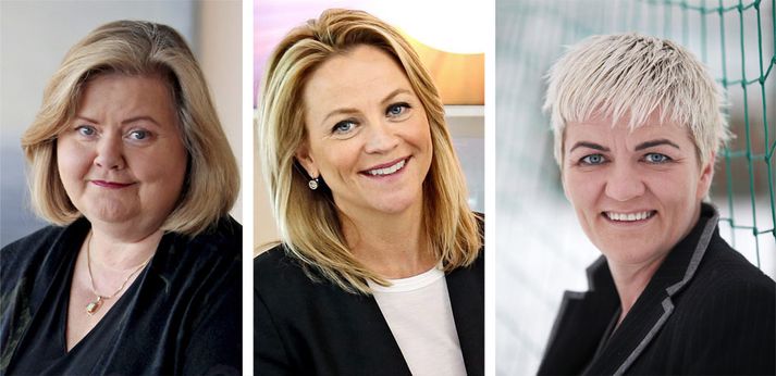 Frá vinstri: Guðbjörg Edda, Liv og Rakel.