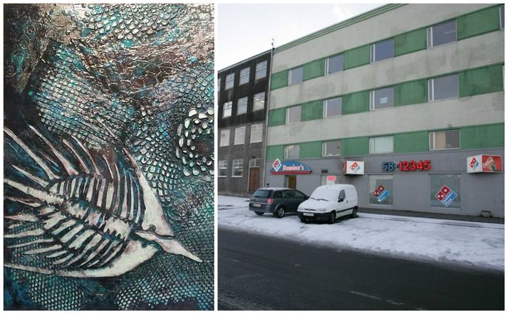 Hið nýja gallerí er staðsett þar sem Dominos var áður með verslun í Skúlagötu.