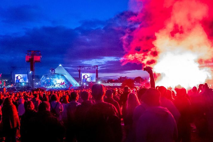 Glastonbury hátíðin er ein sú vinsælasta í heiminum. 