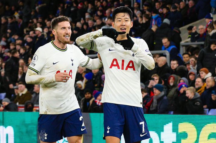 Heung-Min Son fékk loksins að fagna í kvöld.