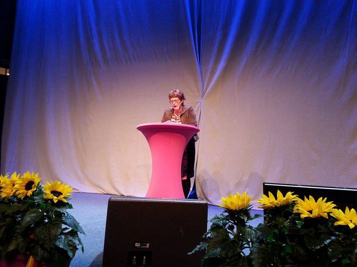 Guðrún Jónsdóttir, tók til máls á Nordiskt Forum – New Action on Women's Rights í dag.