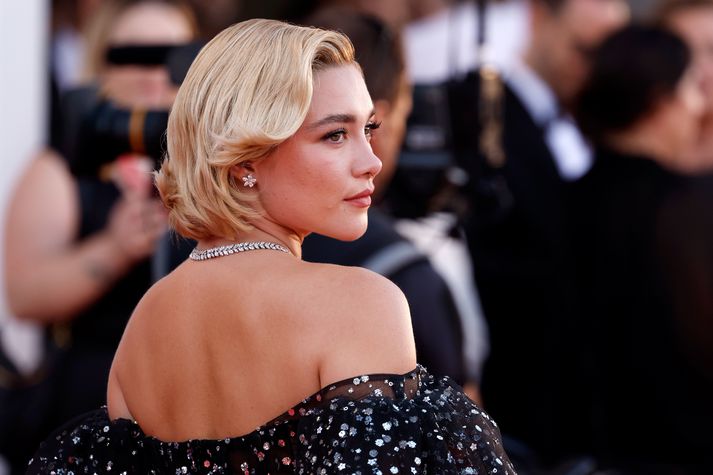 Florence Pugh er rísandi stórstjarna sem fer með aðalhlutverk í kvikmyndinni Don't Worry Darling.