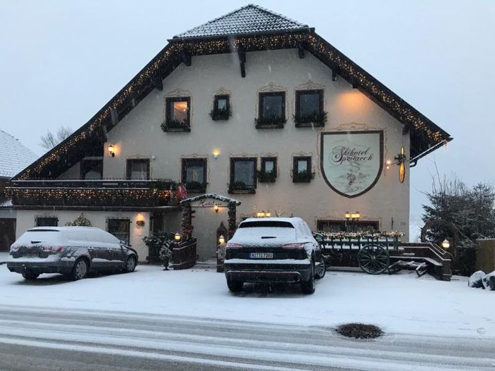 Hótelið heitir Skihotel Speiereck og er í bænum St. Michael im Lungau.