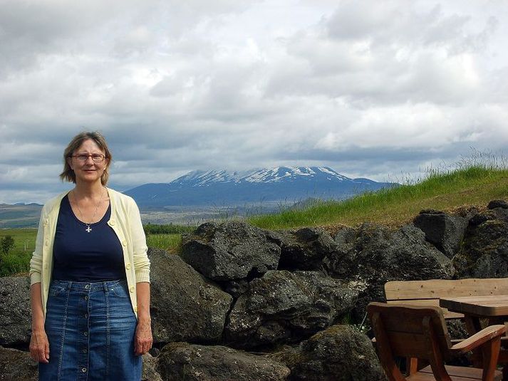 Valgerður Brynjólfsdóttir segir alls óvíst úr hvaða gíg gos í Heklu myndi koma.