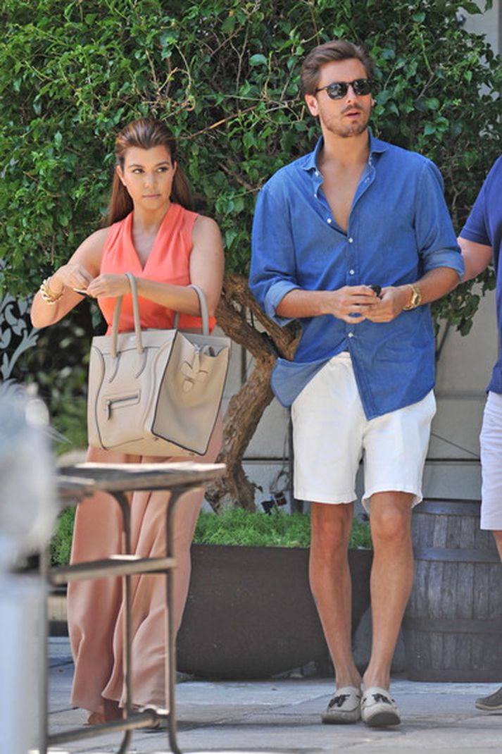 Kourtney og Scott.