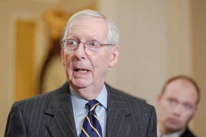 Mitch McConnell, leiðtogi Repúblikana í öldungadeild Bandaríkjaþings.