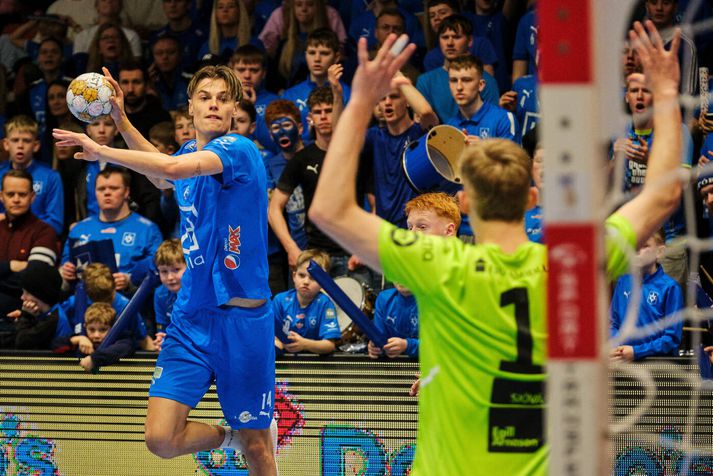 Ísak Logi Einarsson tryggði Stjörnumönnum jafntefli úti í Rúmeníu í dag.