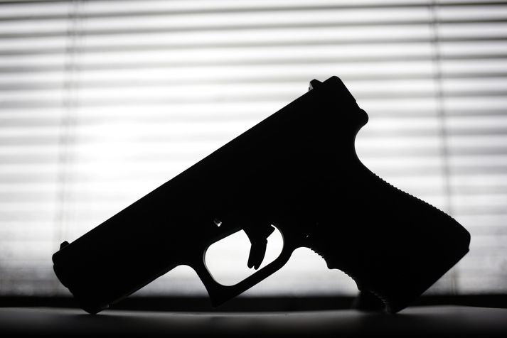 Byssan mun hafa verið af gerðinni Glock 9mm. Myndin er úr safni.