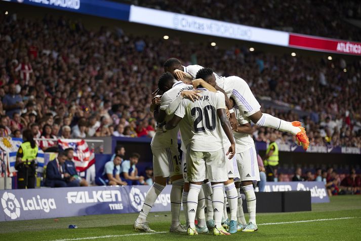 Real Madrid er enn með fullt hús stiga eftir sigur kvöldsins.
