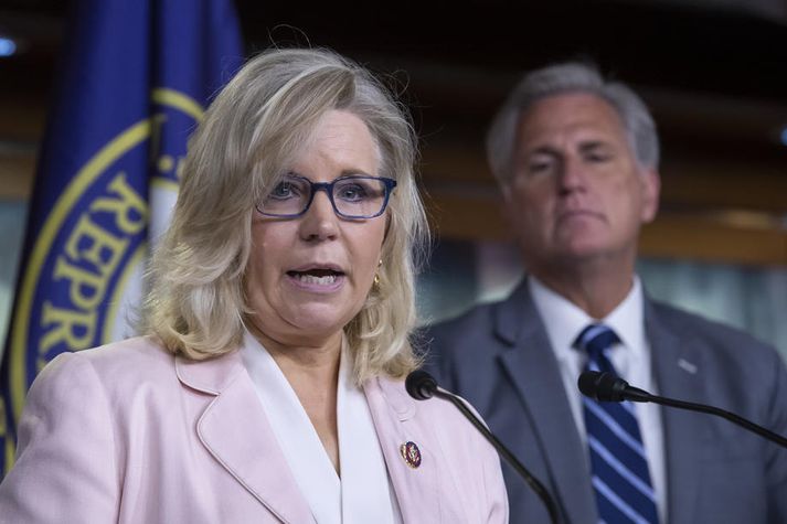 Liz Cheney er þingkona Repúblikanaflokksins á Bandaríkjaþingi.