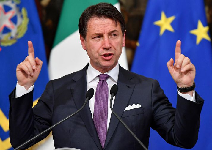 Giuseppe Conte, forsætisráðherra Ítalíu.