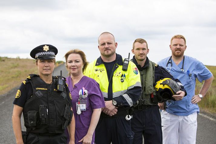 Fólkið sem stendur vaktina um verslunarmannahelgina er sammála um að þau þurfi að undirbúa sig andlega fyrir þessa stóru ferðahelgi.