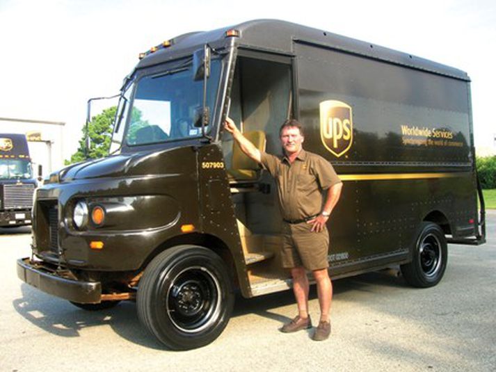 Brent Boyd með bílinn góða.