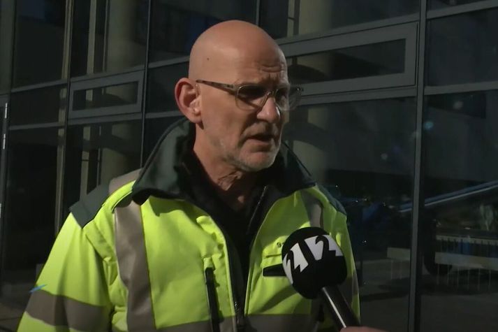 Jón Viðar Matthíasson slökkviliðsstjóri ræddi eldsvoðann á Höfðatorgi í Kvöldfréttum Stöðvar 2. 