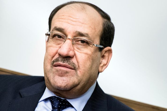 Núrí al Maliki á fundi með John Kerry í vikunni.