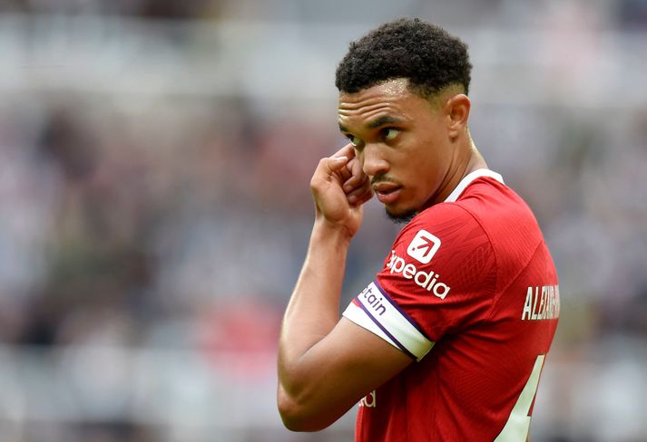 Trent Alexander-Arnold er lykilmaður í liði Liverpool og varafyrirliði liðsins. 