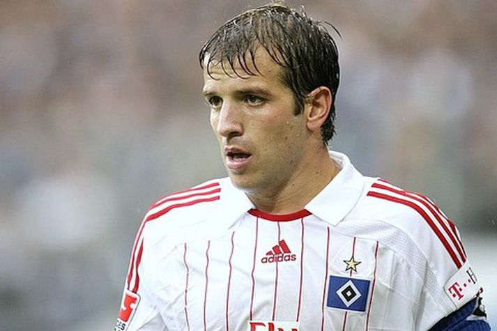 Rafael van der Vaart, leikmaður Hamburg í Þýskalandi.