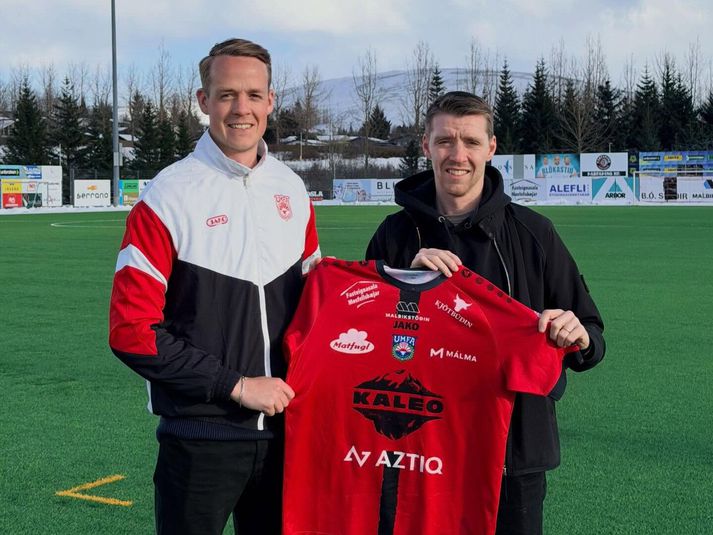 Bræður Aron Elí og Birkir Már Sævarssynir sameina nú krafta sína hjá Aftureldingu.