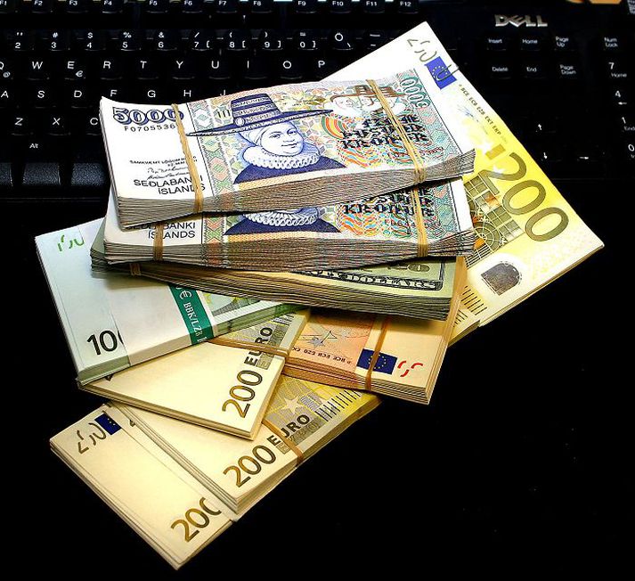 Seðlabankinn reynir um þessar mundir að minnka þann þrýsting sem aflandskrónur setja á gengi krónunnar.
Fréttablaðið/GVA