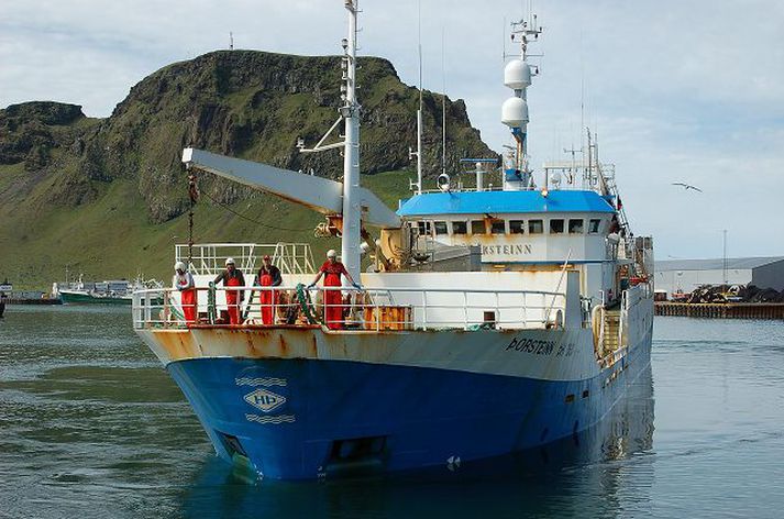 Þorsteinn ÞH 360 var eitt þeirra skipa sem lönduðu makríl í Vestmannaeyjum í sumar.fréttablaðið/óskar