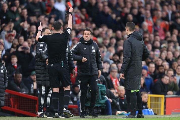 Marco Silva var fyrstur að fjúka hjá Fulham er liðið hrundi á Old Trafford.