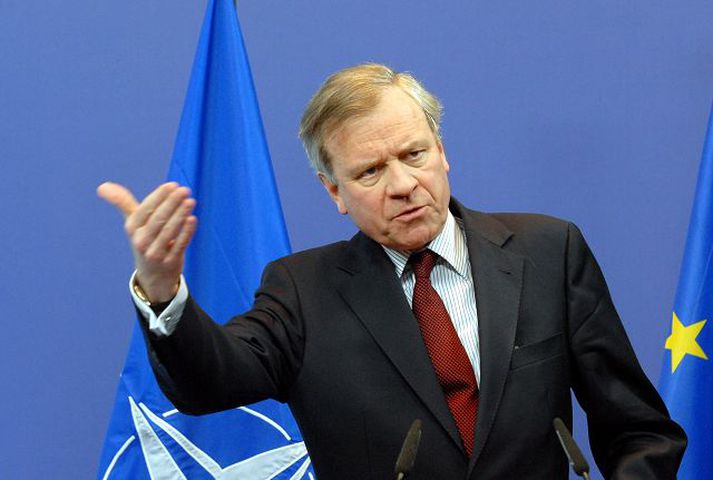 Jaap de Hoop Scheffer. Enginn innri ágreiningur um Kosovo.