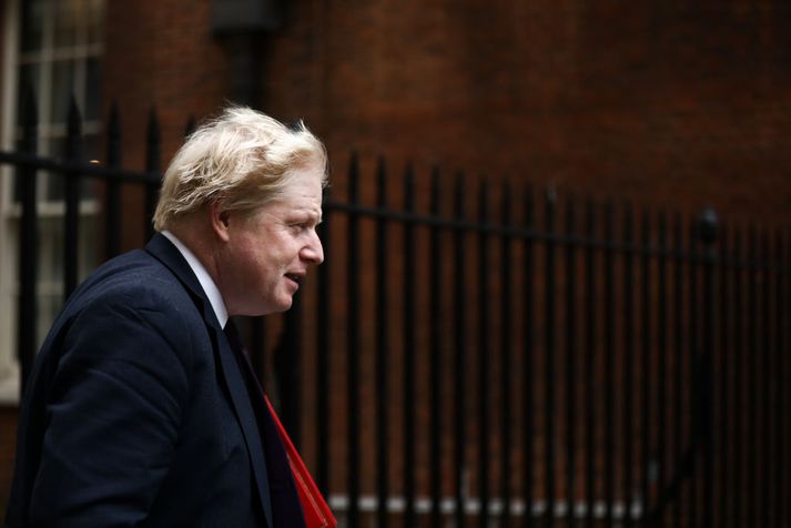 Boris Johnson, utanríkisráðherra Breta, kom fyrir utanríkismálanefnd breska þingsins í dag.