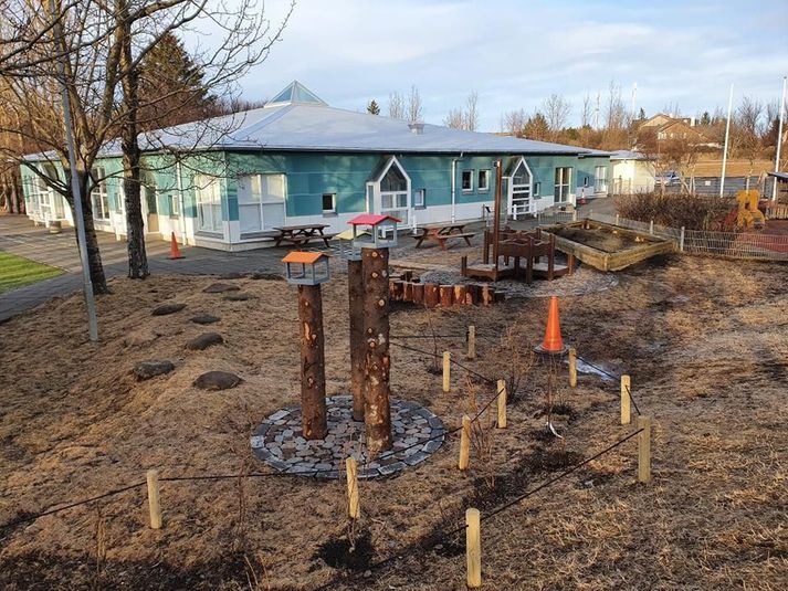 Vinnueftirlitið var meðal annars kallað út á leikskólann Sólborg í Reykjavík.