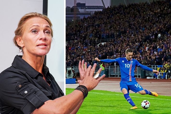 Þorgerður vill fá nýjan fjölnota þjóðarleikvang í Laugardal.