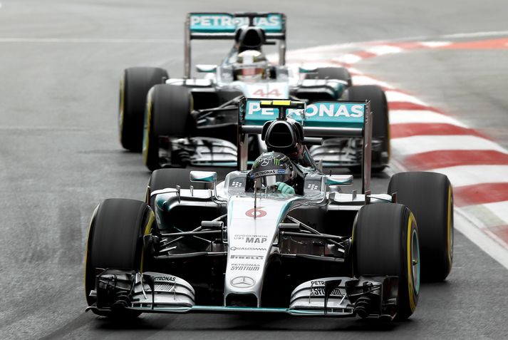 Rosberg verður á ráspól á morgun.