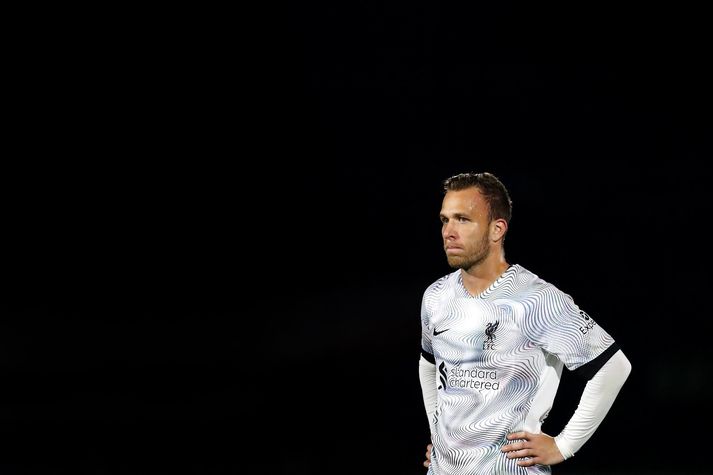 Arthur Melo hefur ekki náð að heilla í treyju Liverpool. Enda ekki fengið mörg tækifæri til þess.