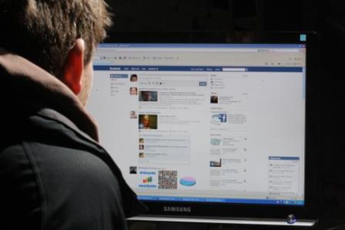 Facebook. Mynd úr safni.