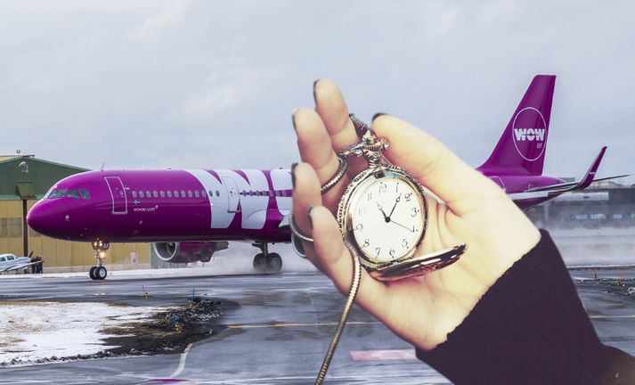 Ein af farþegaþotum Wow Air. 