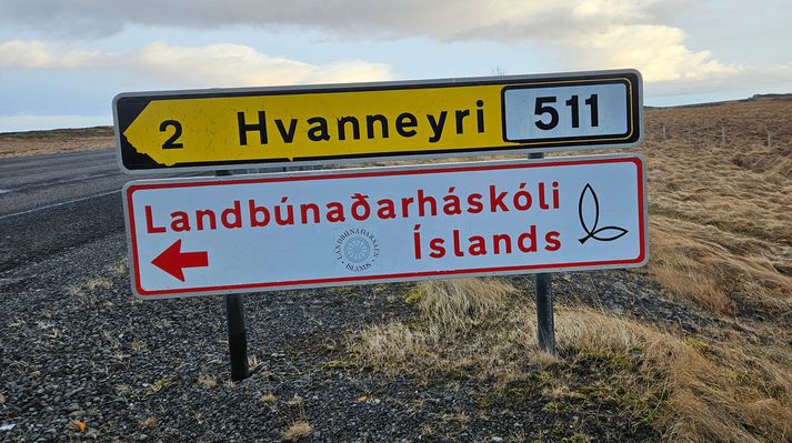 Stefán Broddi segir að það bráðvanti börn í leikskólann á Hvanneyri en þar er fínn leikskóli. Hægt er að fá lóðir á staðnum vilji fólk byggja og flytja þangað með börnin sín.