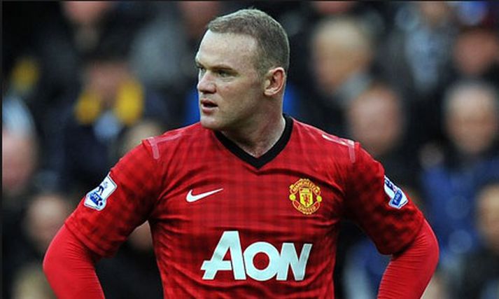 Wayne Rooney í leik með United.